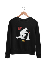 Premium Black Regular Fit Sweatshirt for Men - 320 GSM Cotton | Fullmoon Styles