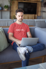 Chess Think Men Regular Fit Tshirt 180 Red Regular Fit Tshirt - Premium Cotton Men Wear