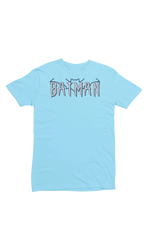 Men Regular Fit Tshirt - Batman Men Regular Fit Tshirt 180 Sky Blue | Fullmoon Styles