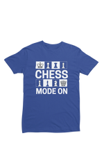 Women Regular Fit Tshirt - Chess Mode On Women Regular Fit Tshirt 180 Royal Blue | Fullmoon Styles