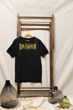 Premium Black Regular Fit Tshirt for Men - 180 GSM Cotton | Fullmoon Styles