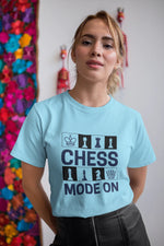 Comfortable Women Regular Fit Tshirt in Sky Blue - 180 GSM | Fullmoon Styles