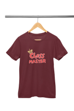 Maroon Regular Fit Tshirt - Chess Master Men Regular Fit Tshirt 180 Design | Men Fashion