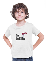 White Regular Fit Tshirt - The Godfather Kids Regular Fit Tshirt 180 Design | Kids Fashion