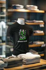 Black Regular Fit Tshirt - Chess Club Men Regular Fit Tshirt 180 Design | Men Fashion