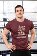 Comfortable Men Regular Fit Tshirt in Maroon - 180 GSM | Fullmoon Styles