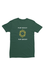 Comfortable Women Regular Fit Tshirt in Bottle Green - 180 GSM | Fullmoon Styles