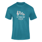 Men Oversized - Lets Make Some Noise Men Oversized 240 Teal Blue | Fullmoon Styles