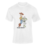 Women Oversized - Woody And Buzz Friends Forever Women Oversized 180 White | Fullmoon Styles