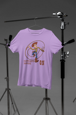 Premium Lavender Regular Fit Tshirt for Men - 180 GSM Cotton | Fullmoon Styles