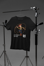 Premium Black Regular Fit Tshirt for Men - 180 GSM Cotton | Fullmoon Styles