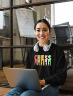 Comfortable Women Regular Fit Sweatshirt in Black - 320 GSM | Fullmoon Styles