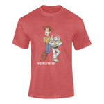 Men Oversized - Woody And Buzz Friends Forever Men Oversized 210 Red | Fullmoon Styles