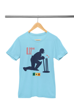 Premium Sky Blue Regular Fit Tshirt for Women - 180 GSM Cotton | Fullmoon Styles