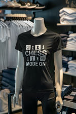 Black Regular Fit Tshirt - Chess Mode On Women Regular Fit Tshirt 180 Design | Women Fashion
