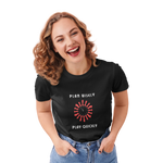 Chess Plan Wisely Women Regular Fit Tshirt 180 Black Regular Fit Tshirt - Premium Cotton Women Wear