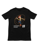 Women Oversized - Woody Cowboy Mode On Women Oversized 240 Black | Fullmoon Styles