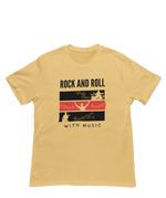 Men Oversized - Rock N Roll With Music Men Oversized 210 Beige | Fullmoon Styles