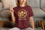 Comfortable Women Regular Fit Tshirt in Maroon - 180 GSM | Fullmoon Styles