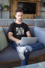 Chess Mode On Men Regular Fit Tshirt 180 Black Regular Fit Tshirt - Premium Cotton Men Wear