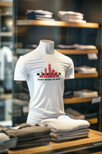 White Regular Fit Tshirt - Chess Think Before You Move Men Regular Fit Tshirt 180 Design | Men Fashion