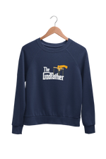 Premium Navy Blue Regular Fit Sweatshirt for Men - 320 GSM Cotton | Fullmoon Styles
