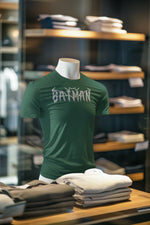 Bottle Green Regular Fit Tshirt - Batman Men Regular Fit Tshirt 180 Design | Men Fashion