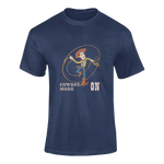 Women Oversized - Woody Cowboy Mode On Women Oversized 210 Navy Blue | Fullmoon Styles