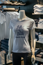 Gray Regular Fit Tshirt - Chess Club Women Regular Fit Tshirt 180 Design | Women Fashion