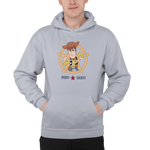 Toy Story Woody Sheriff Men Regular Fit Hoodie 320 Gray Regular Fit Hoodie - Premium Cotton Men Wear