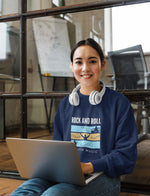 Comfortable Women Regular Fit Sweatshirt in Navy Blue - 320 GSM | Fullmoon Styles