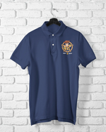 Comfortable Men Polo Shirt in Navy Blue - 220 GSM | Fullmoon Styles