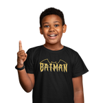 Comfortable Kids Regular Fit Tshirt in Black - 180 GSM | Fullmoon Styles