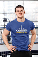 Comfortable Men Regular Fit Tshirt in Royal Blue - 180 GSM | Fullmoon Styles