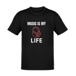 Men Oversized - Music Is My Life Men Oversized 210 Black | Fullmoon Styles