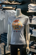 Gray Regular Fit Tshirt - Toy Story Woody Sheriff Women Regular Fit Tshirt 180 Design | Women Fashion