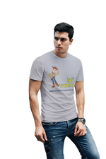 Toy Story Woody Men Regular Fit Tshirt 180 Gray Regular Fit Tshirt - Premium Cotton Men Wear