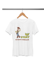 Premium White Regular Fit Tshirt for Men - 180 GSM Cotton | Fullmoon Styles