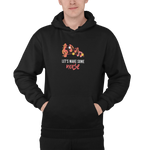 Comfortable Men Regular Fit Hoodie in Black - 320 GSM | Fullmoon Styles
