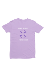Chess Plan Wisely Women Regular Fit Tshirt 180 Lavender Regular Fit Tshirt - Premium Cotton Women Wear