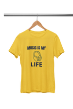 Premium Yellow Regular Fit Tshirt for Men - 180 GSM Cotton | Fullmoon Styles