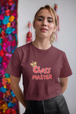 Premium Maroon Regular Fit Tshirt for Women - 180 GSM Cotton | Fullmoon Styles