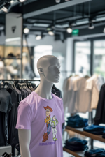 Lavender Oversized - Woody And Buzz Friends Forever Men Oversized 240 Design | Men Fashion