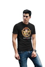 Toy Story Woody Sheriff Men Oversized 180 Black Oversized - Premium Cotton Men Wear