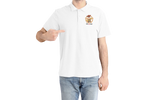 Premium White Polo Shirt for Men - 220 GSM Cotton | Fullmoon Styles