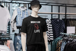 Black Oversized - Music Is My Life Men Oversized 210 Design | Men Fashion