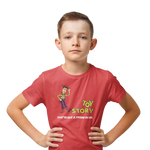 Kids Regular Fit Tshirt - Toy Story Woody Kids Regular Fit Tshirt 180 Red | Fullmoon Styles