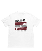 Women Oversized - Rock N Roll With Music Women Oversized 210 White | Fullmoon Styles