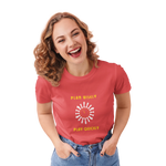 Comfortable Women Regular Fit Tshirt in Red - 180 GSM | Fullmoon Styles