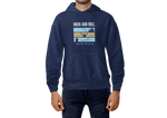Rock N Roll With Music Men Regular Fit Hoodie 320 Navy Blue Regular Fit Hoodie - Premium Cotton Men Wear